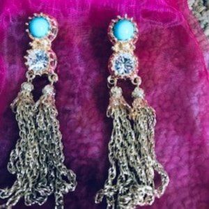 Lilly Pulitzer Turquoise Drop Earrings